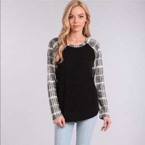 Checks-091T-Black Plaid