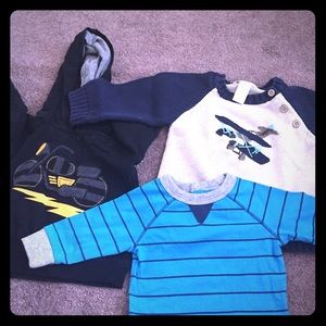 Bundle of boys sweaters
