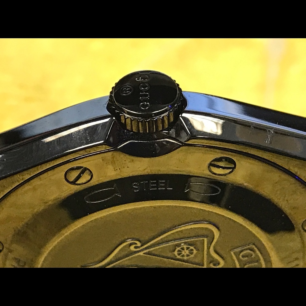 Gucci men's watch stainless steel quartz movement - Picture 3 of 5