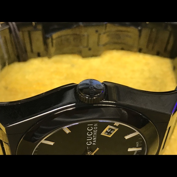 Gucci men's watch stainless steel quartz movement - Picture 2 of 5