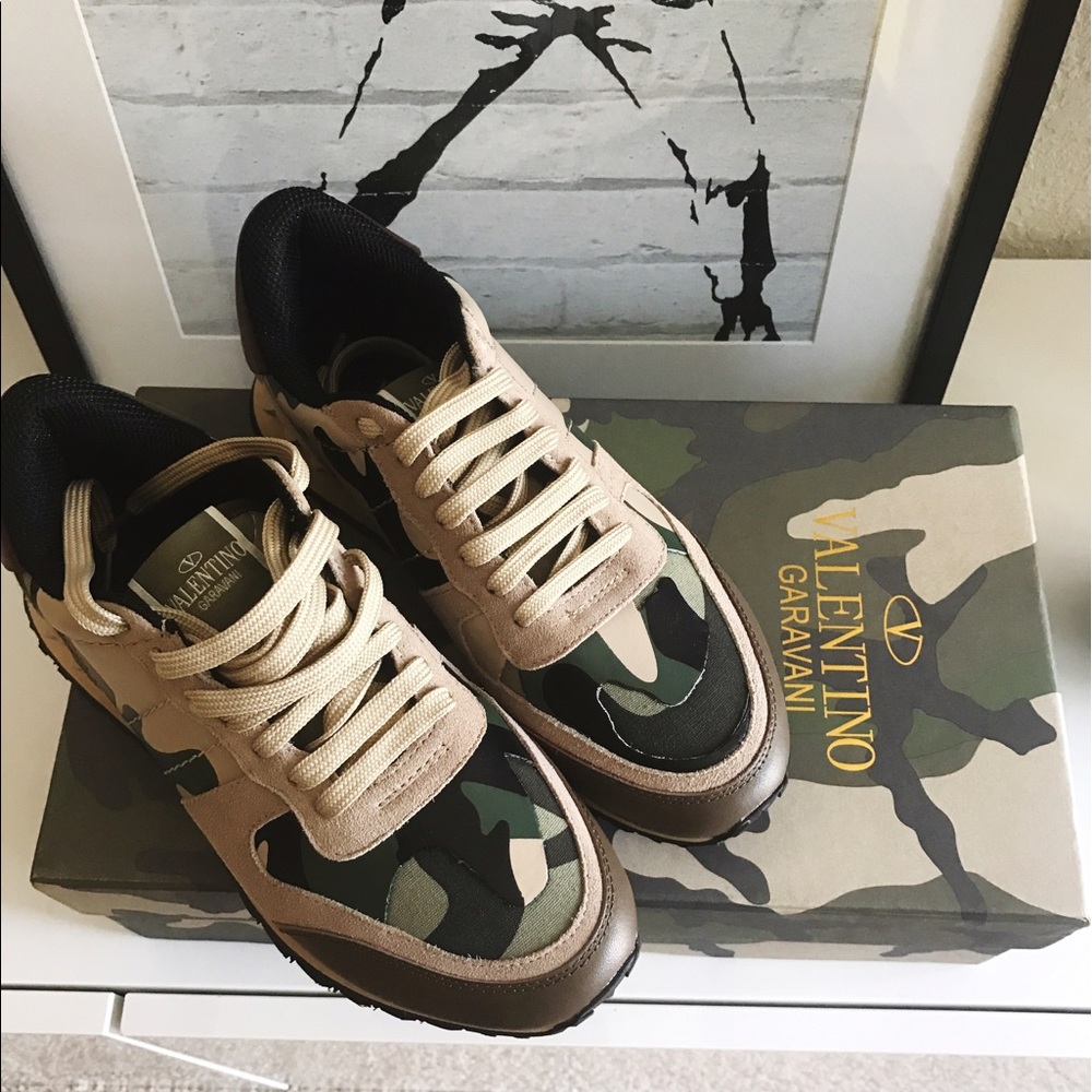 💥Valentino Rockrunner Camouflage sneakers💥