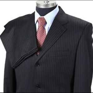 Men's 100% Wool Suit (2 piece)