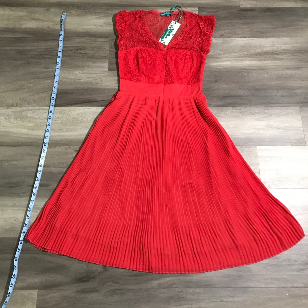 Red Eucalyptus Dress XXS