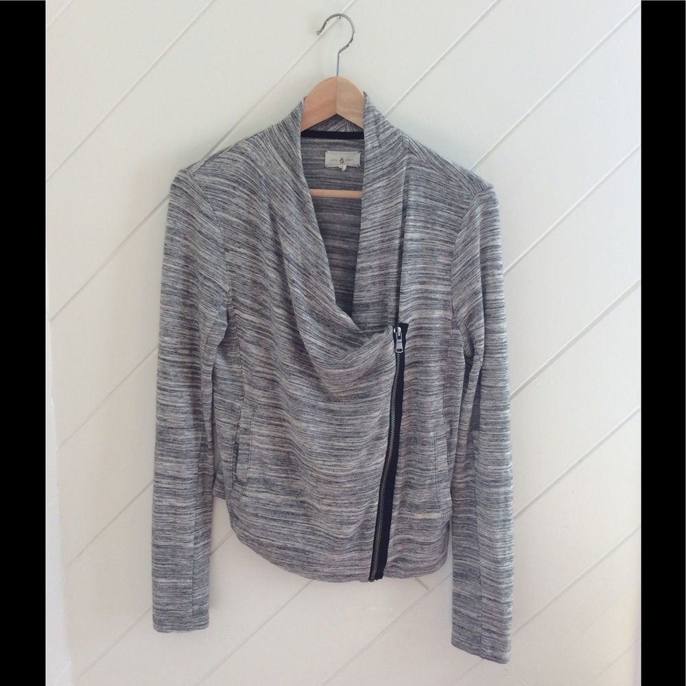 Lou & Grey Asymmetrical Zip Jacket
