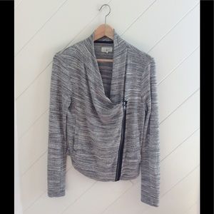 Lou & Grey Asymmetrical Zip Jacket