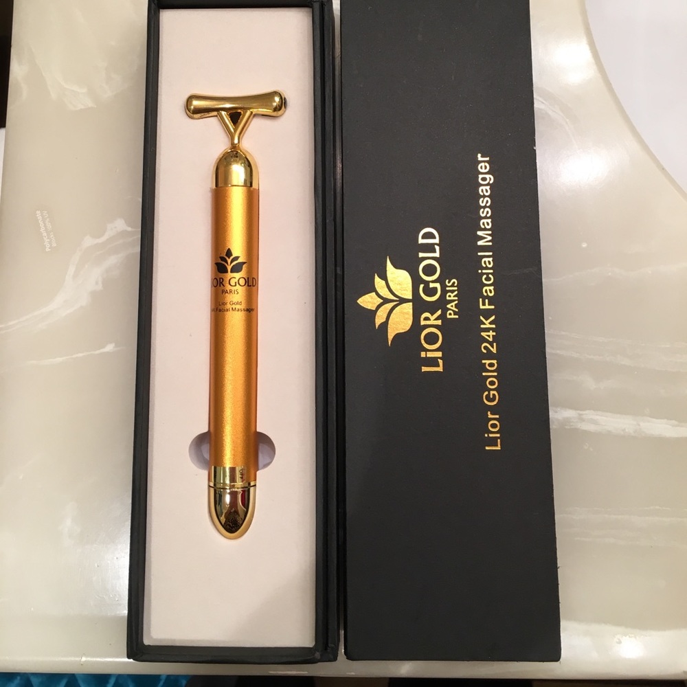🎁LIOR GOLD PARIS 24K FACIAL MASSAGER. NEW SEALED