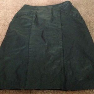 Leather skirt