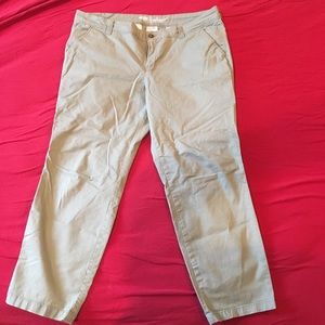 Sage green chino pant