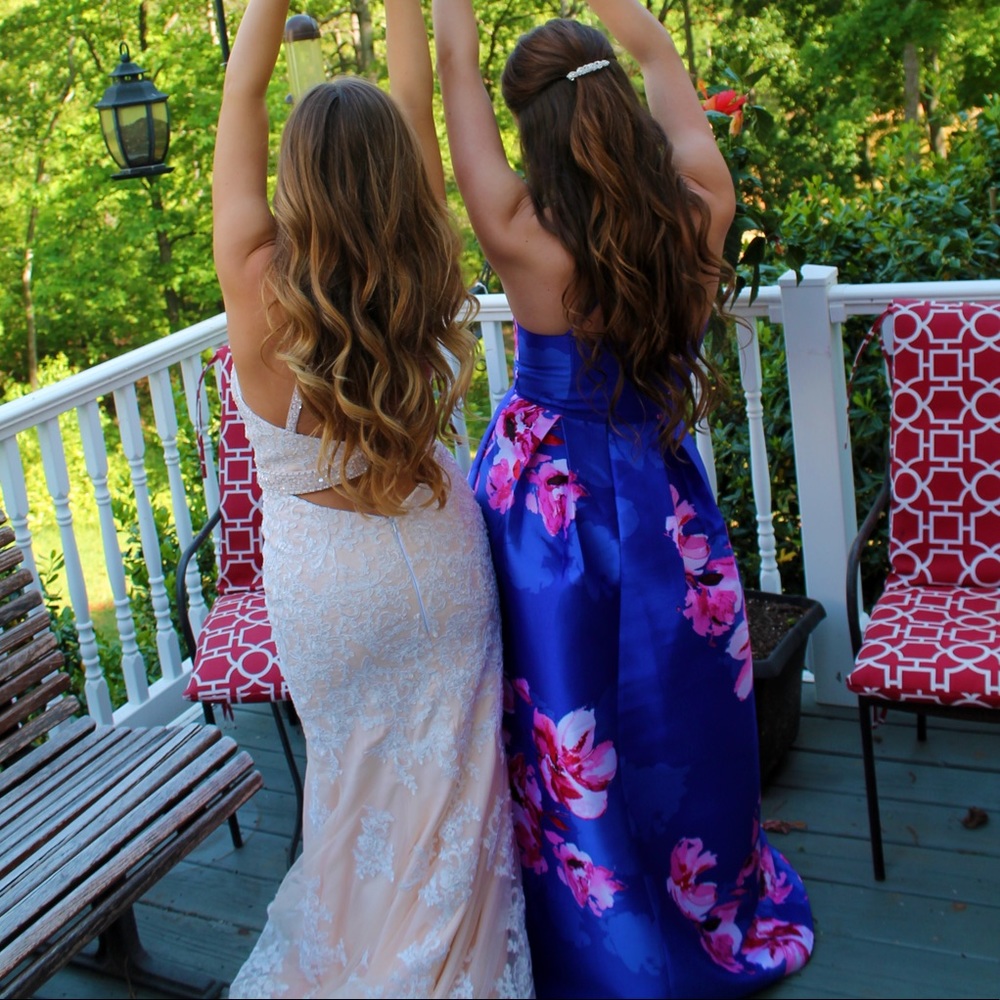 floral prom dress
