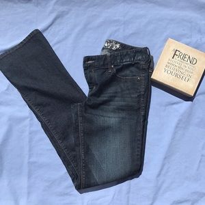 Express barely boot cut jeans