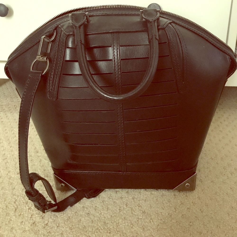 alexander wang large emile bag with silver detail