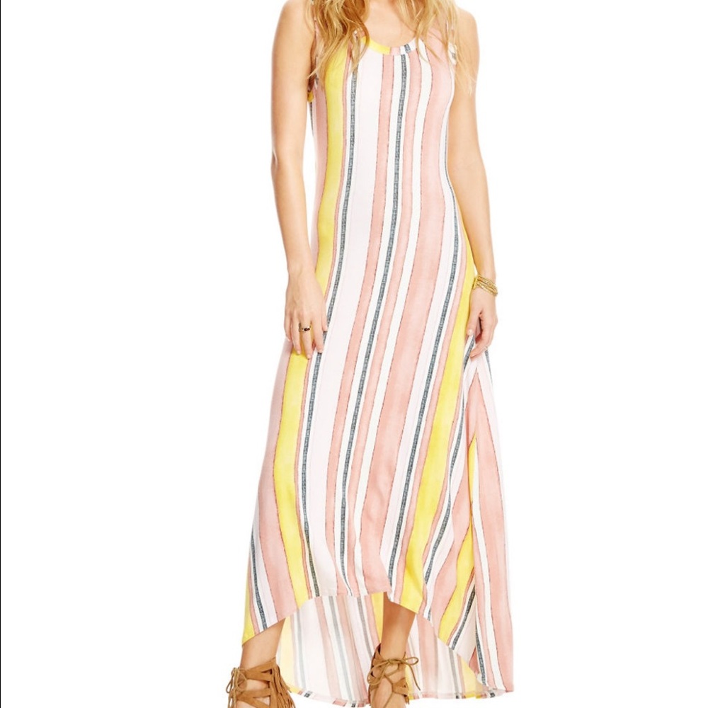 Jessica Simpson NWT Striped Twist Jayla Maxi Dress