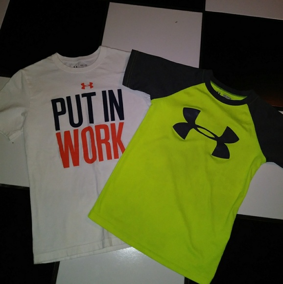2 UNDER ARMOUR SHIRTS - Picture 1 of 4