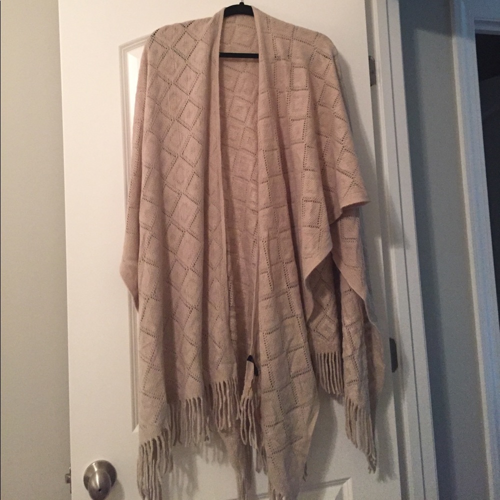 Off-White Fringe Open Cardigan