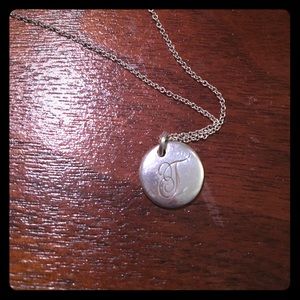 TIFFANY letter T necklace