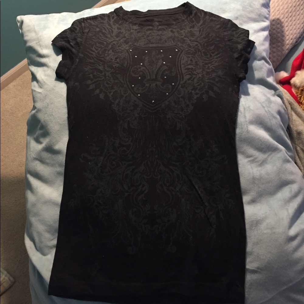 Graphic bling tee.