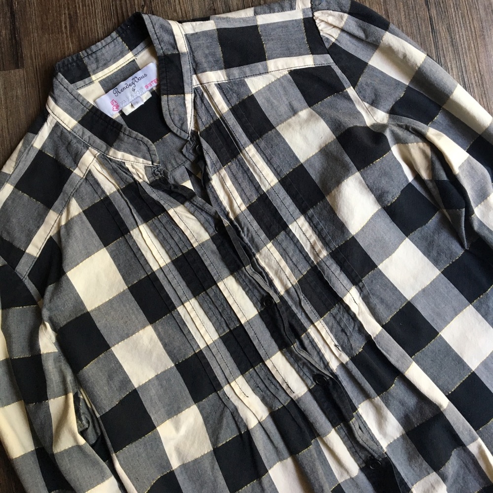 Paul and Joe Sister flannel button top