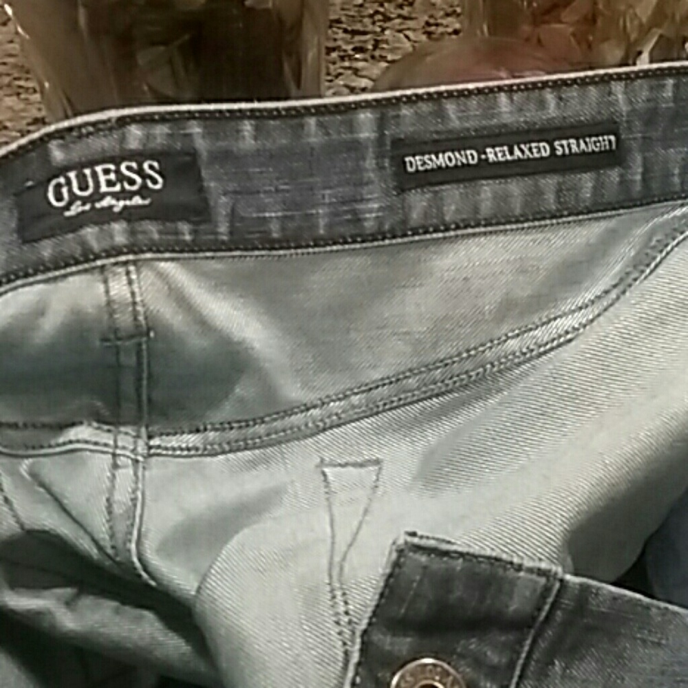 33x30 Guess Desmond relaxed straight / MEN Jean - Picture 2 of 8