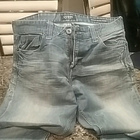 33x30 Guess Desmond relaxed straight / MEN Jean - Picture 3 of 8