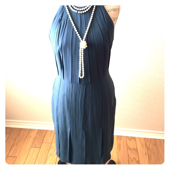 Ann Taylor Blue Silk /Polyester/Spandex - Picture 1 of 7