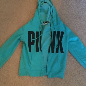 VS Pink Teal hoodie