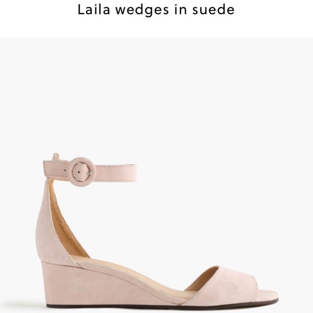 Laila wedges in suede