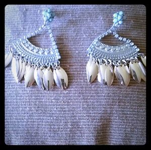 Earrings/gold, silver and turq.look/ Cyber Mon Sal