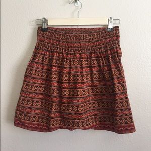 Delia's Aztec Print Short Skirt