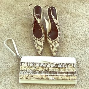 Matching bag and shoes