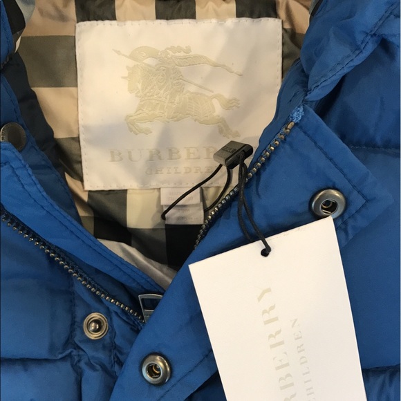 NWT Authentic Burberry down coat. 12m & 18m $170 - Picture 2 of 6