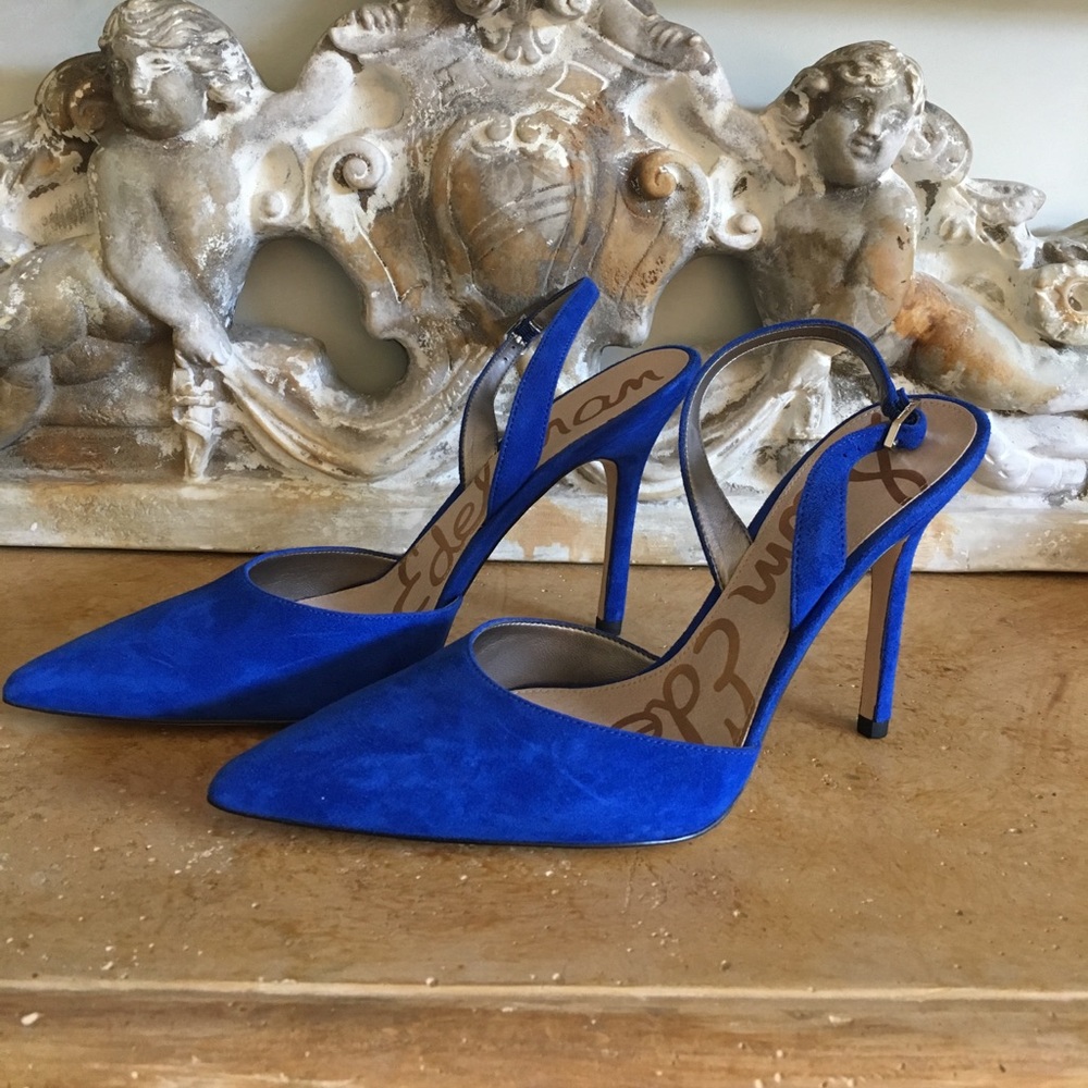 SOLD!! Sam Edelman never worn suede shoes - Picture 3 of 5