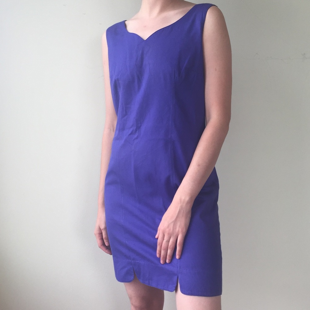 Lilly Pulitzer Purple Cotton Shift Dress size 8