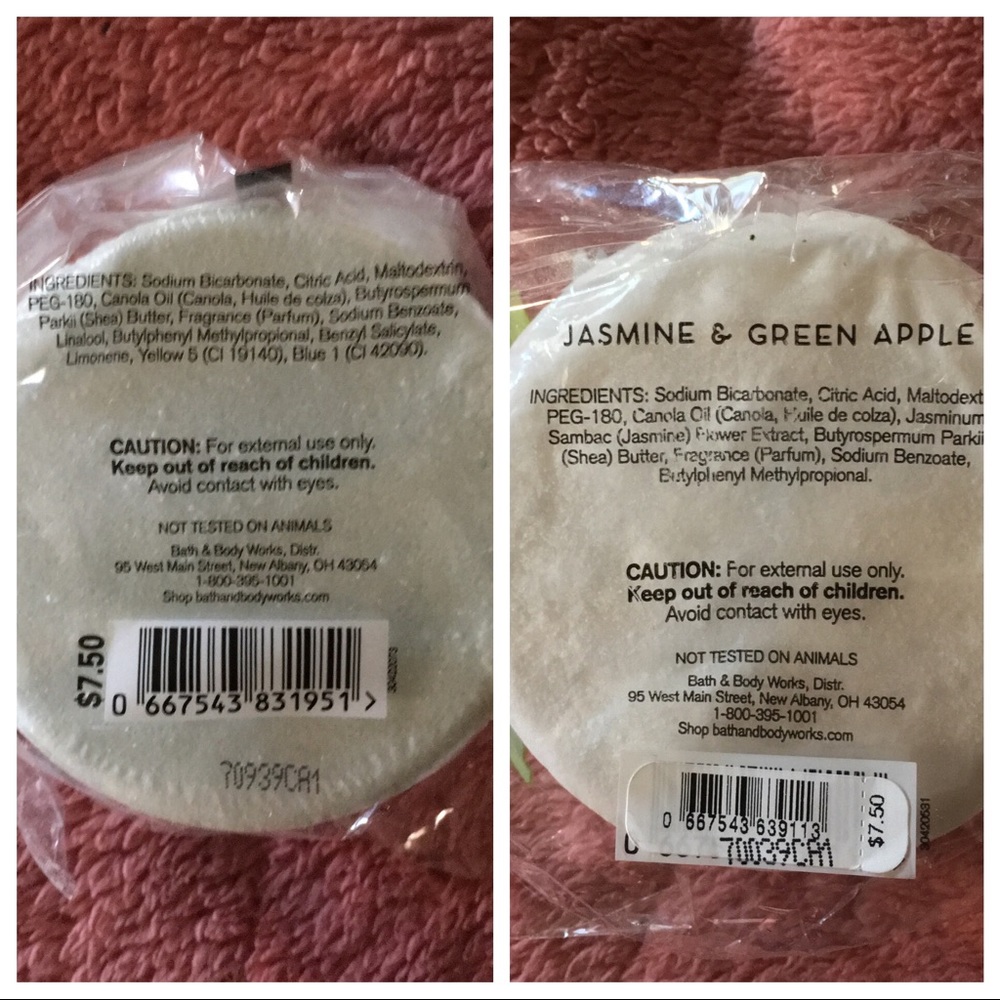 NEW La Fleur & Jasmine/Green Apple Bath Fizzies - Picture 4 of 4