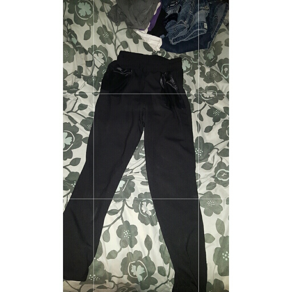 Black joggers