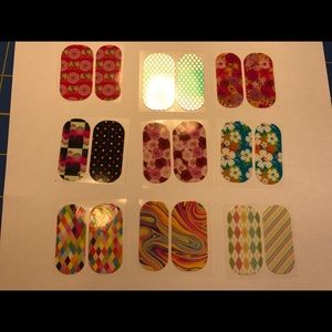 Jamberry nail wraps (9 pedi pack)