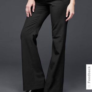 Black full panel Gap maternity dress pants