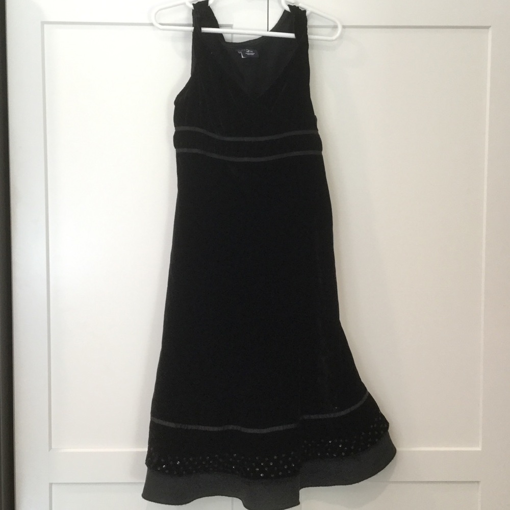 🎏 Gap girls black velvet dress