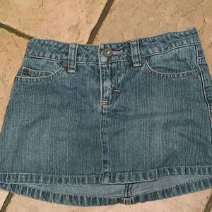 Girls Jean skirt 7R