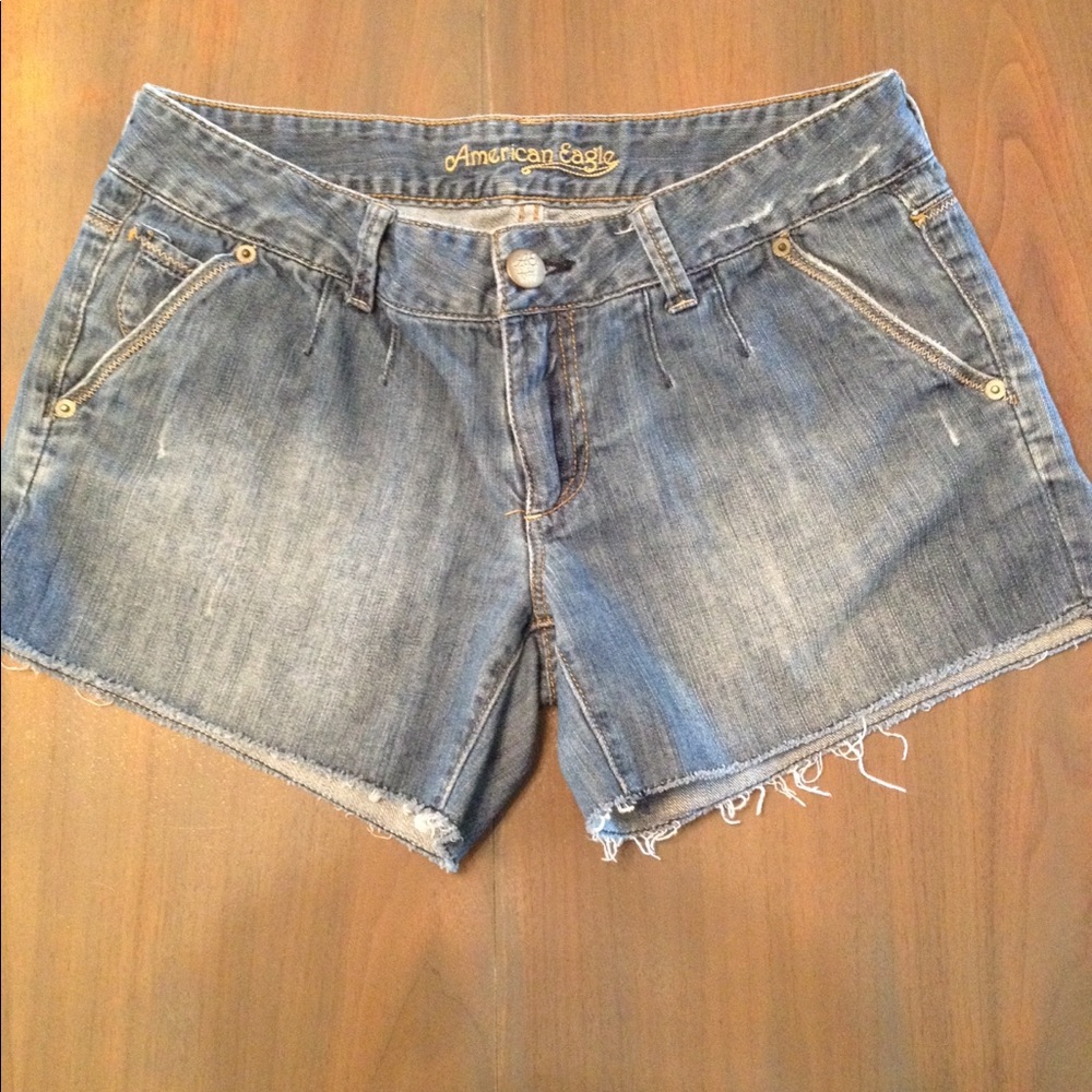 American Eagle Distressed Jean Shorts