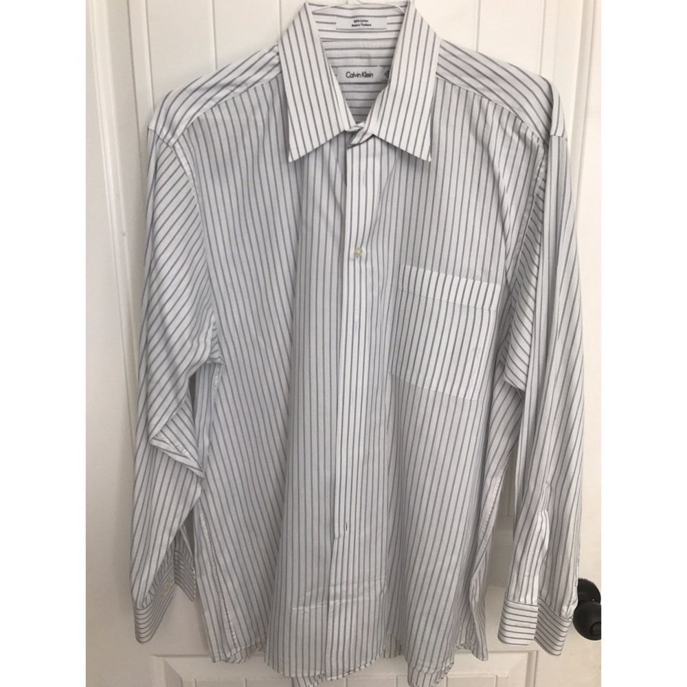 Calvin Klein pinstripe button up