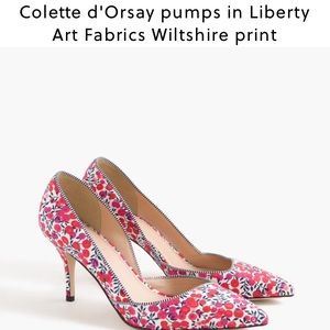 J. Crew Colette d'Orsay pumps 👠 Liberty print