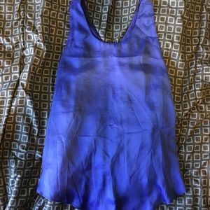 Blue Rachel Roy open-back tank top