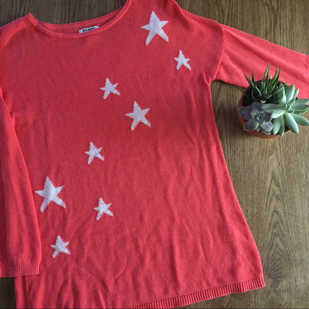 Old Navy Lightweight Star Sweater