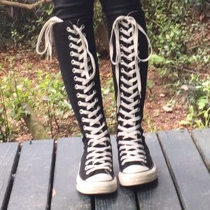 Converse knee high boots