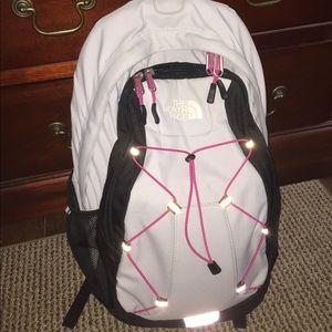 Pink and Gray Northface Backpack!