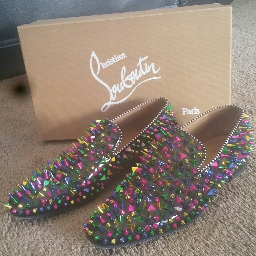 Christian Louboutin Men Dandy Pik Pik Flats