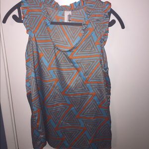 Boutique geometric blouse