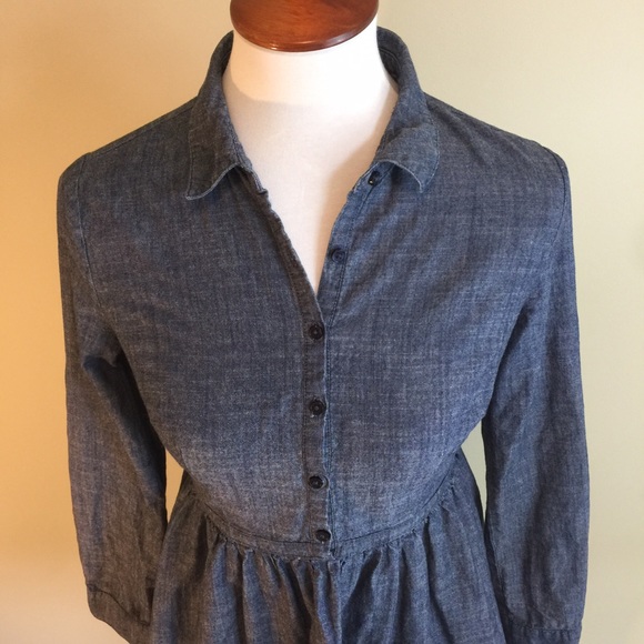 56 off Old Navy Dresses & Skirts Old Navy Denim Long Sleeved Shirt