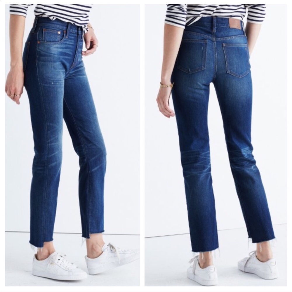 Madewell perfect vintage Jean step hem edition