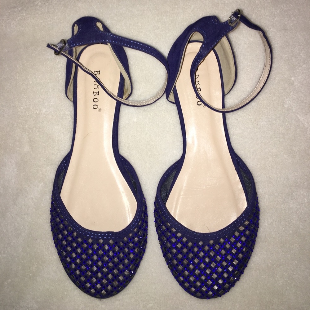Blue flats